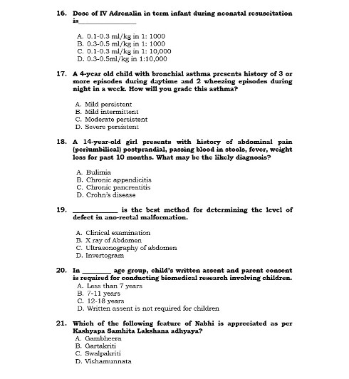 ayurveda phd entrance question papers